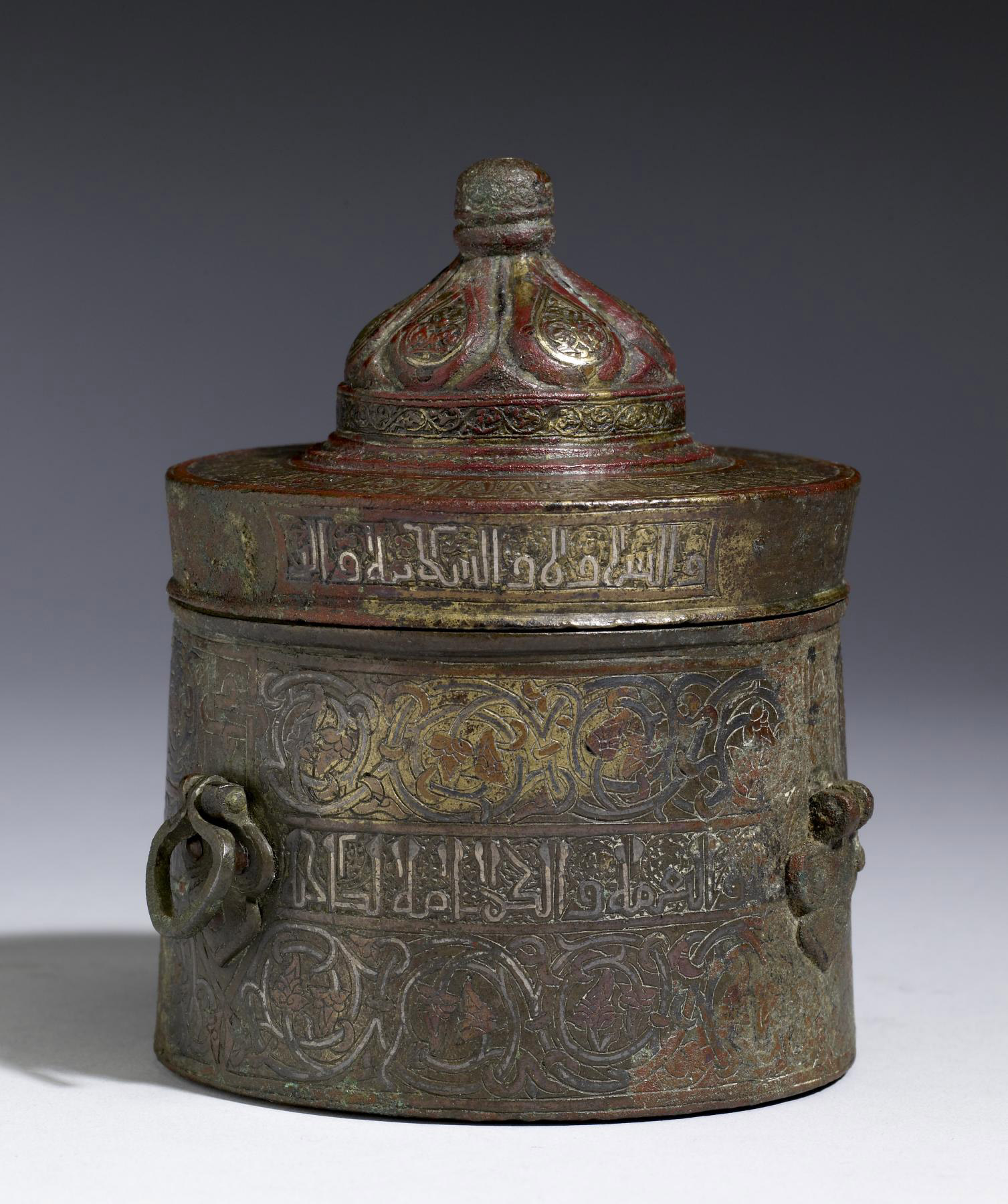 Inkwell with Kufic and Naski Inscriptions